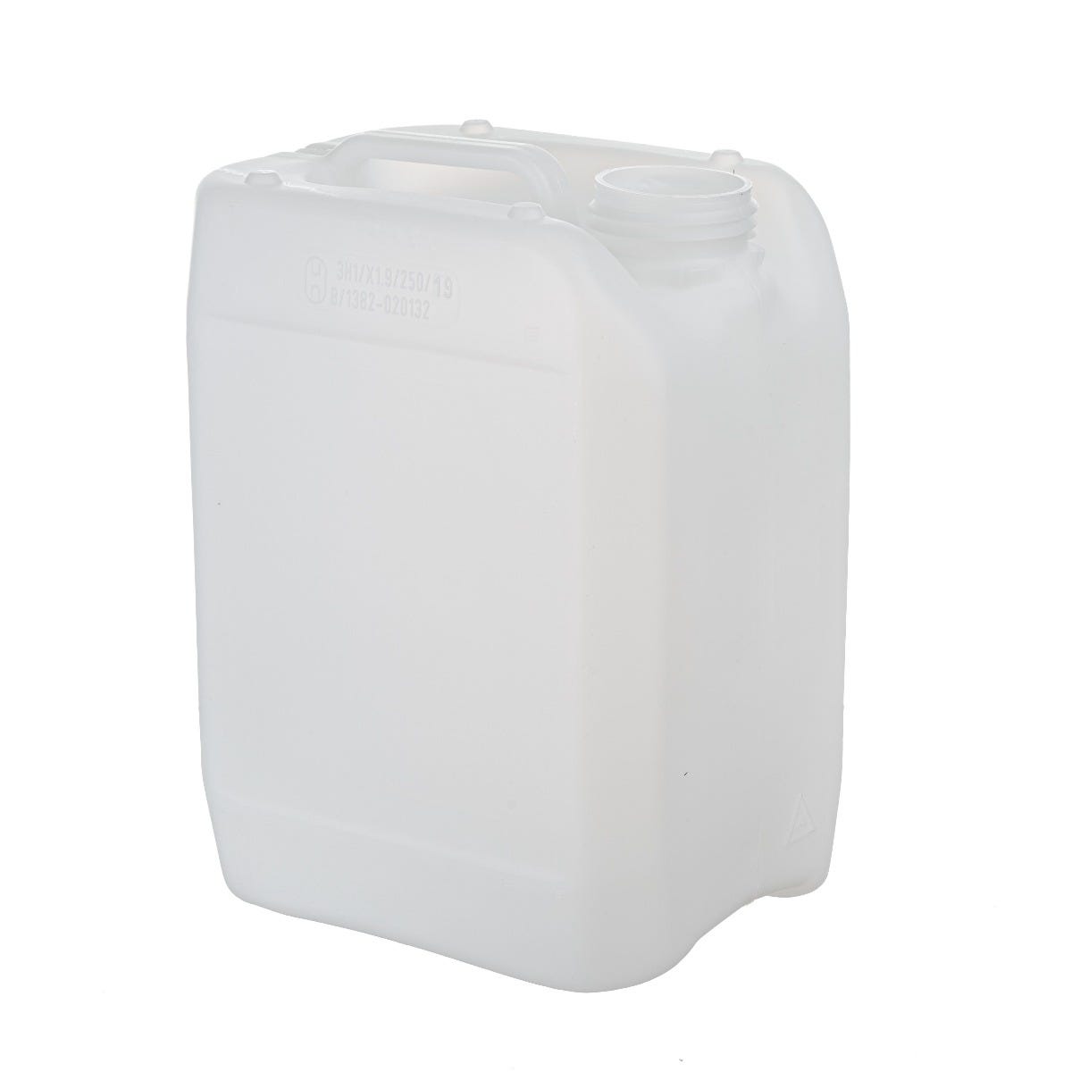 5 L Plastic Natural Stackable UN Approved Jerry Can 1 BOX OF 4 X 5LTRS WITH LID