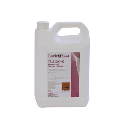 DL2100 - Biodegradable Heavy Duty Super Concentrated machine Dish Wash liquid - 5Ltr